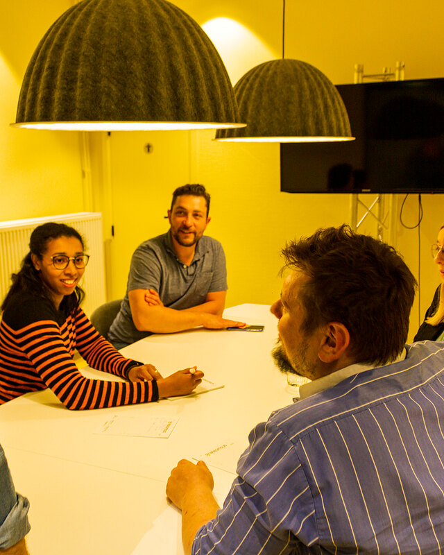 Corporate photography in a professional setting