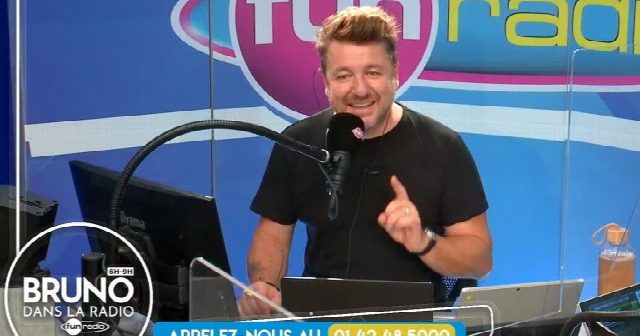 Bruno Guillon presenteert zijn radioprogramma